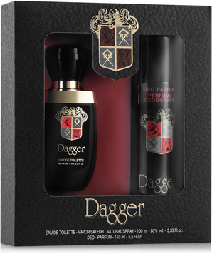 Набір для чоловіків Dagger Dina Cosmetics (100ml + deo 150)  Dagger Dina Cosmetics (100ml + deo 150) фото