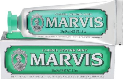 Зубная паста "Классическая мята" Marvis Classic Strong Mint 25 мл Marvis Classic Strong Mint фото