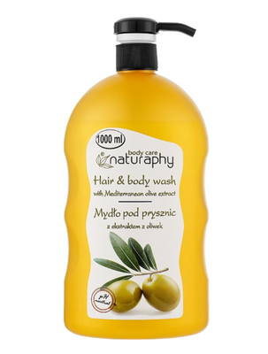 Шампунь-гель для душа c экстрактом оливкового масла Bluxcosmetics Naturaphy Olive Oil Hair & Body Wash Naturaphy Olive Oil Hair & Body Wash фото