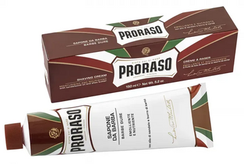 Крем для бритья с маслом ши и сандаловой маслом, для жесткой щетины Proraso Shaving Soap in a Tube Coarse Beards 150 мл Proraso Shaving Cream, 150 ml фото