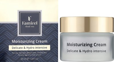 Делікатний зволожувальний крем для обличчя Famirel Moisturizing Cream Delicate & Hydro Intensive Famirel Moisturizing Cream фото