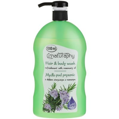 Шампунь-гель для душу з олією розмарину Bluxcosmetics Naturaphy Rosemary Oil Hair & Body Wash Naturaphy Rosemary Oil Hair & Body Wash фото