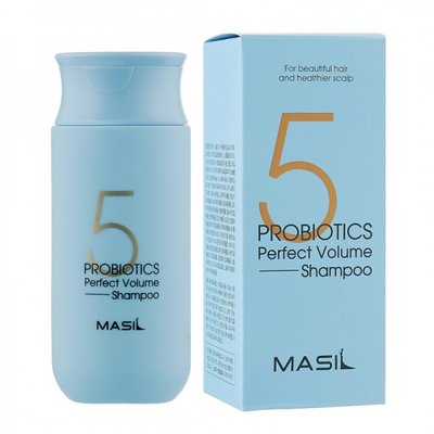 Шампунь з пробіотиками для ідеального об'єму волосся Masil 5 Probiotics Perfect Volume Shampoo 150 ml Masil 5 Probiotics Perfect Volume Shampoo фото