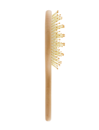 Масажна щітка для волосся, HB-03-15, дерев'яна овальна Beauty LUXURY HB-03-15 фото