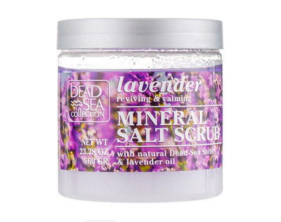 Скраб для тіла з мінералами Мертвого моря та олією лаванди Dead Sea Collection Lavender Salt Scrub Dead Sea Collection Mineral Salt Scrub фото