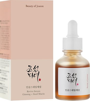Інтенсивна відновлююча сироватка Beauty Of Joseon Revive Serum Ginseng + Snail Mucin  Beauty Of Joseon Revive Serum Ginseng + Snail Mucin фото