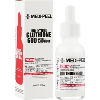 Осветляющая ампульная сыворотка с глутатионом Medi Peel Bio-Intense Gluthione 600 White Ampoule Medi-Peel Bio-Intense Gluthione 600 White Ampoule фото