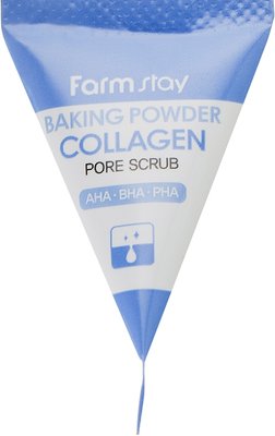 Скраб для лица с содой и коллагеном FarmStay Collagen Baking Powder Pore Scrub 7 мл FarmStay Collagen Baking Powder Pore Scrub фото