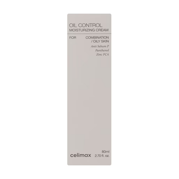 Себорегулювальний зволожувальний крем для обличчя Celimax Oil Control Moisturizing Cream для комбінованої та жирної шкіри, 80 мл Celimax Oil Control Moisturizing Cream для комбінованої та жирної шкіри, 80 мл фото