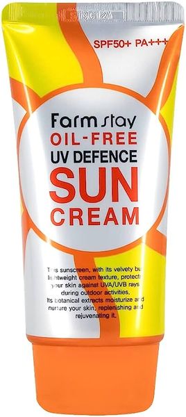 Сонцезахисний знежирений крем SPF 50+ Farmstay Oil-Free Uv Defence Sun Farmstay Oil-Free Uv Defence Sun фото